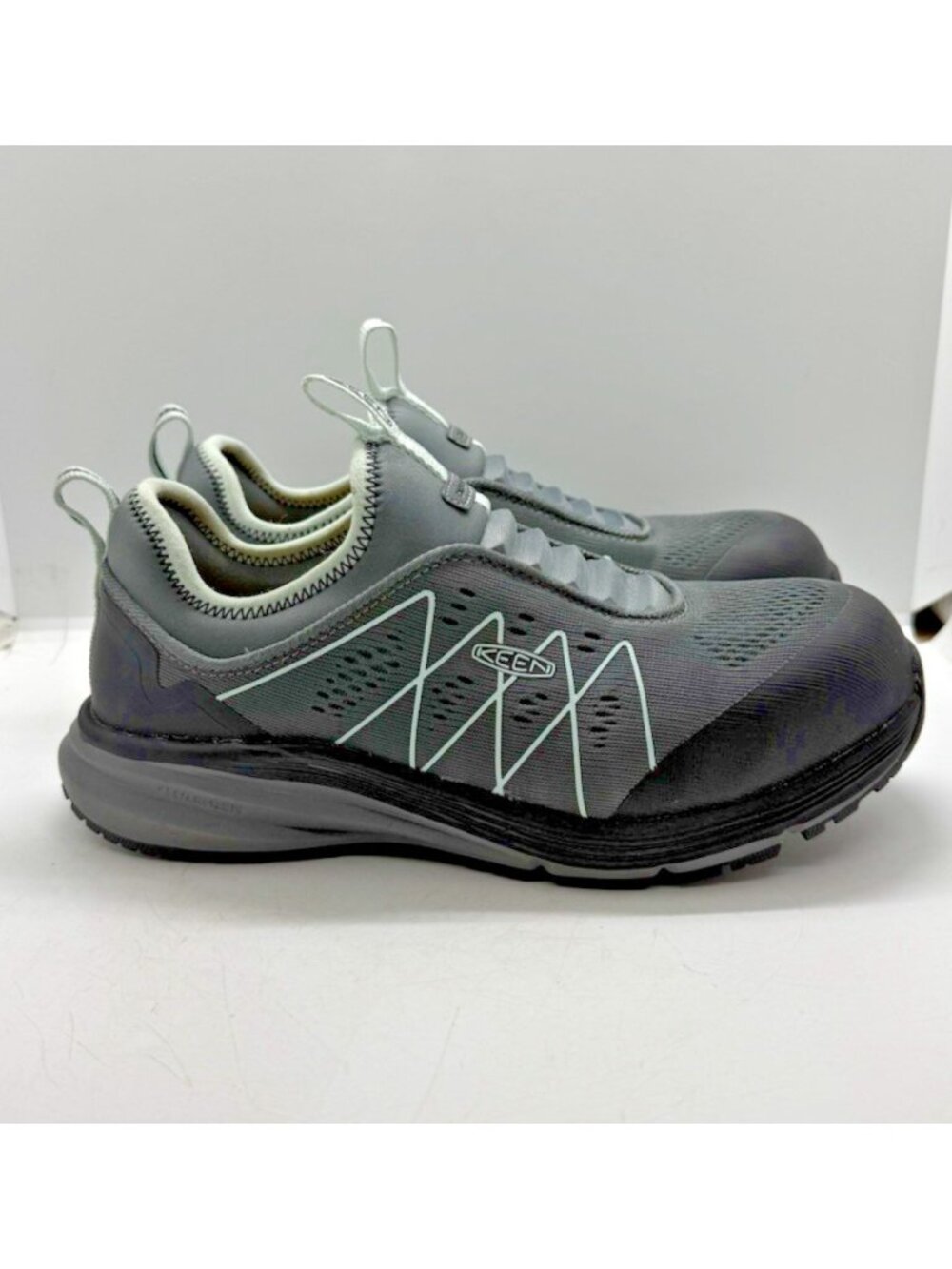 Keen Utility Vista Energy Shift Women's Size 7W Gray Composite Toe Safety Shoes
